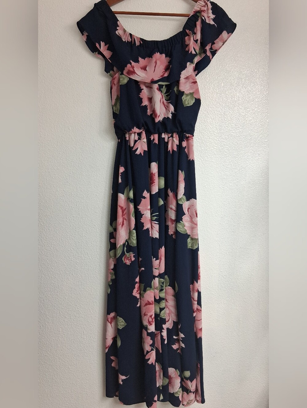 Premier Amour Off The Shoulder Maxi Dress Size 10